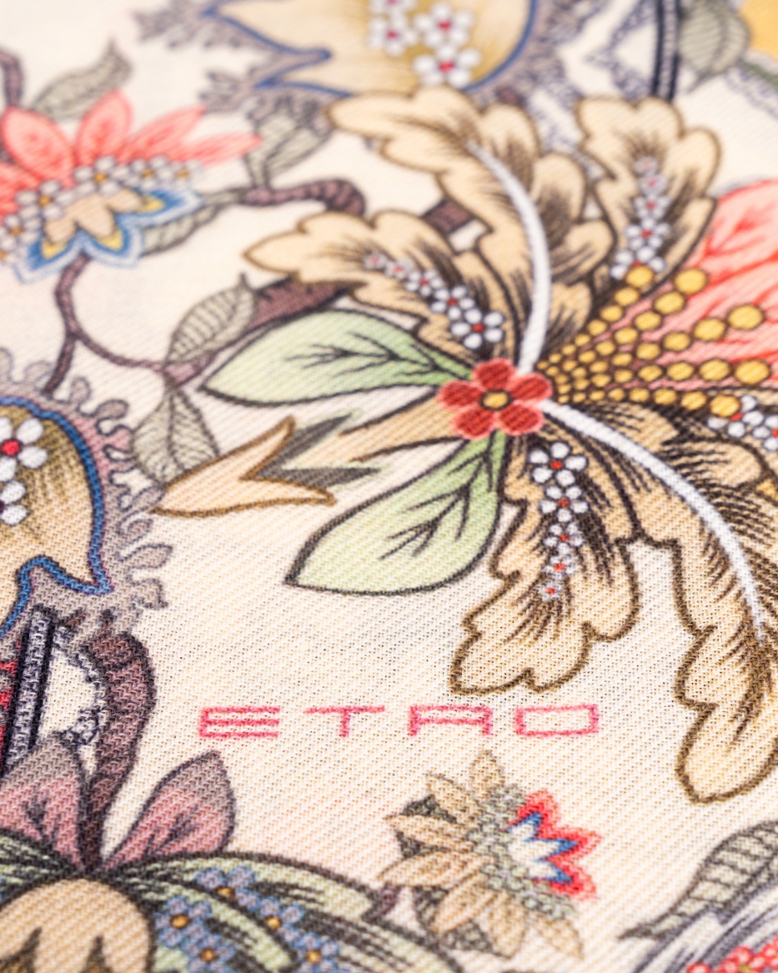 shop ETRO  Sciarpa: Etro sciarpa in lana e seta stampati.
Decorata con una stampa che combina motivo floreale e a righe. Bordi rifiniti con piccole frange.
Dimensioni: 45 x 140 cm.
Composizione: 70% lana, 30% seta.
Made in Italy.. WATA0005 AV492-S9001 number 2175765